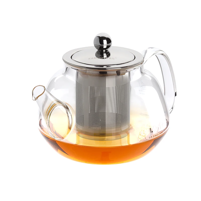 Kamjove, серия чайных чашек, чайный горшок, элегантная чашка, стеклянный чайный набор, Цветочная чайная чашка, нержавеющая сталь, фильтр, стеклянный чайник