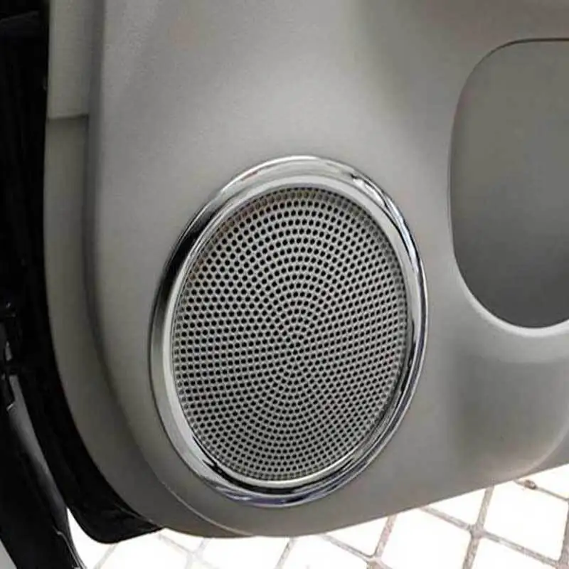 

ABS Plastic car accessories styling for Nissan Sunny 2011-2016 Car door Speaker horn ring Cover Trim