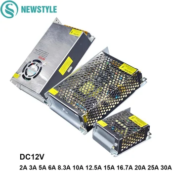 

LED Power Supply 12V 2A 3A 5A 6A 8.3A 10A 12.5A 15A 16.7A 20A 25A 30A LED Driver Power Adpater Transformer For LED Strip Light