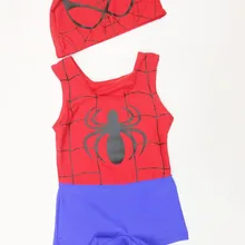 Пляжные шорты с человеком-пауком для мальчиков 2-6 лет, купальный костюм, детские плавки, одежда для малышей с человеком-пауком