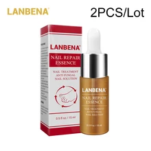 2 шт./лот LANBENA, эссенция для восстановления ногтей, сыворотка для лечения грибковых ногтей, для удаления онихомикоза, для пальцев ног, питательный, Осветляющий Уход за ногами