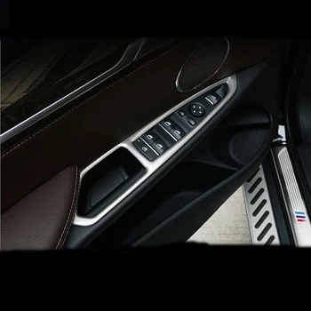 

(Left Hand Drive Only) For BMW X5 X6 E70 E71 F15 F16 Inner Accessories Trim Left Hand Drive Window Switch Button Cover Frame