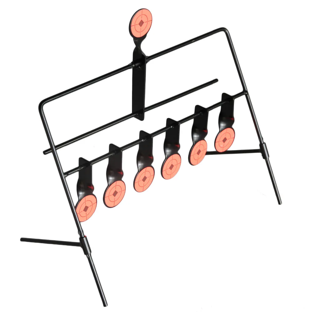 Новый 7-тарелка сброса цели Стрельба сброс мишени для Airgun Airsoft Пейнтбол Стрельба из лука Охота практика Автоматическая реактивной целевой