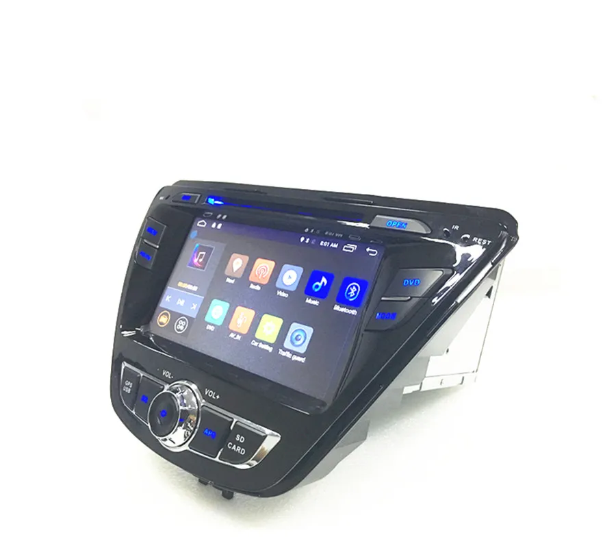 Perfect Elantra radio Android 6.0 Car DVD GPS For Hy undai Elantra 2014 Car Audio Stereo with 1024*600 Capacitive screen Wifi 3G 4G 2