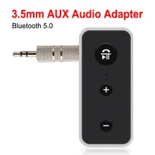 Перезаряжаемые Hands-free 5,0 Беспроводной Bluetooth аудио приемник 3,5 мм автомобиля Aux bluetooth-адаптер для Динамик наушников