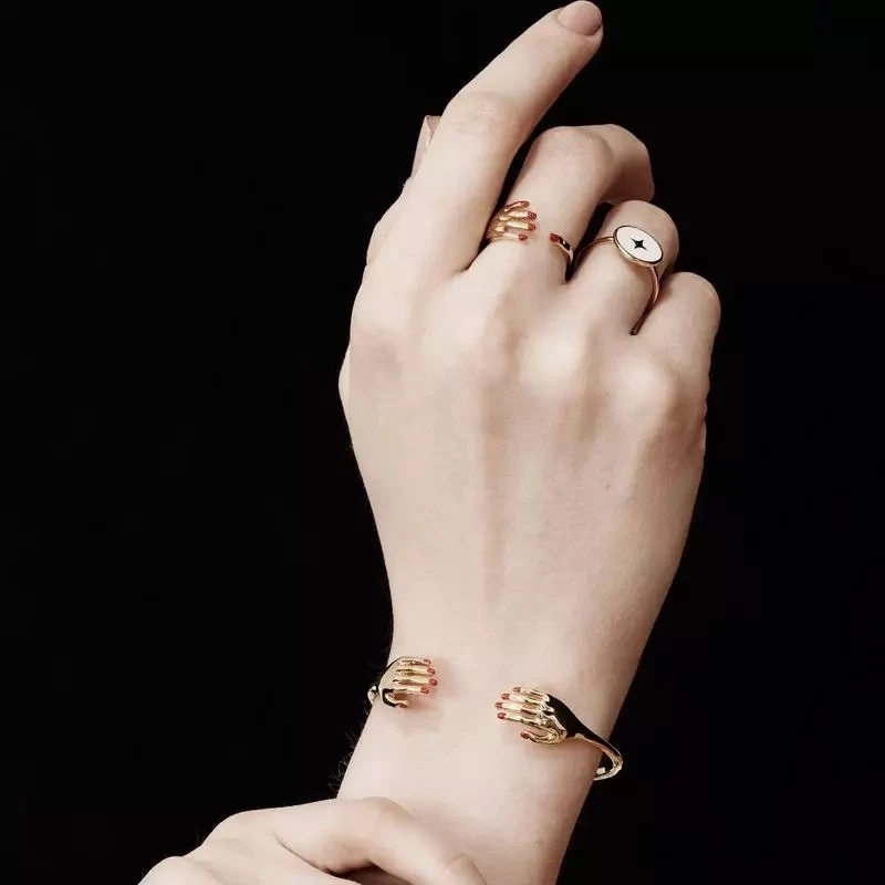 

Fashion Trendy Open Cuff Bracelet Bangles for Women hand untique charm Simple Plant Bracelet Femme Boho Jewelry Birthday Gift