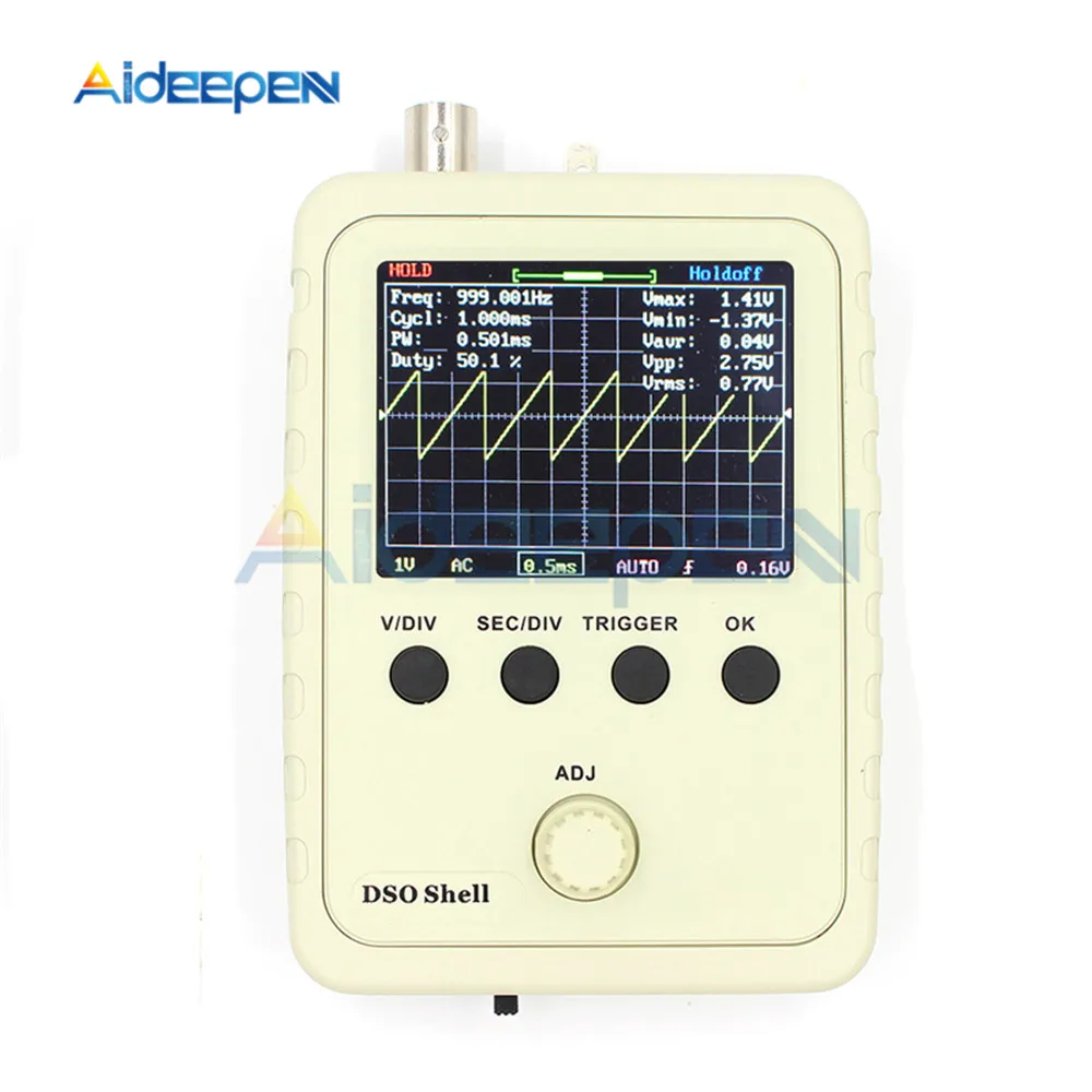 

Orignal Tech DS0150 Oscilloscope 15001K DSO-SHELL DSO150 DIY Digital Oscilloscope Kit With Housing Case Box