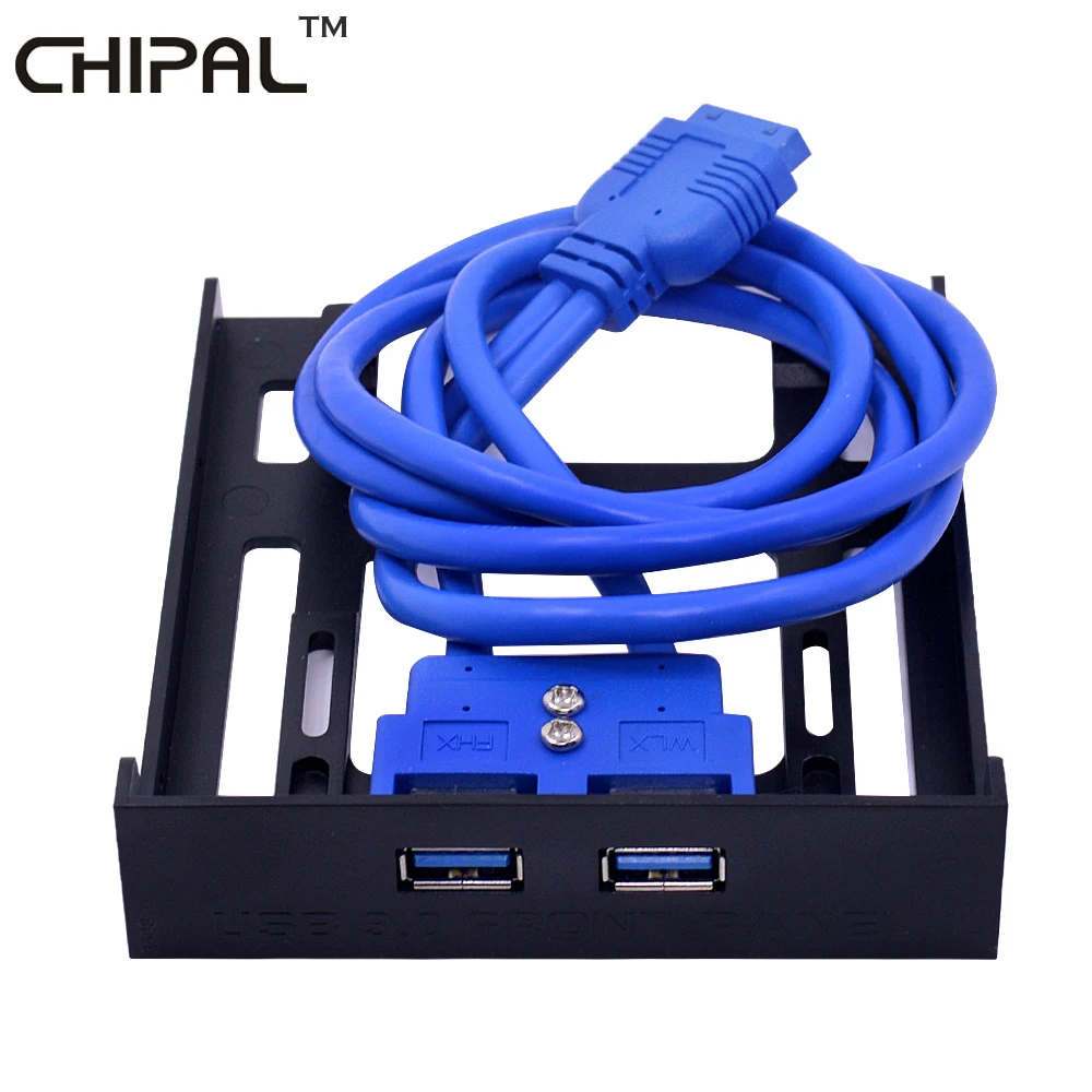 CHIPAL 20 контактный 2 портовый USB 3 0 Фронтальная панель USB3.0 расширительный Кабель