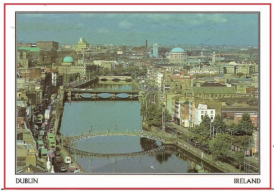 

Free Shipping 78*54*3mm,IRELAND DUBLIN Postcard Magnets 20365 Rigid Plate Tourist Memories