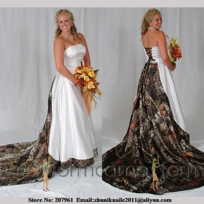Short White Camo Wedding Dress Fashion Dresses