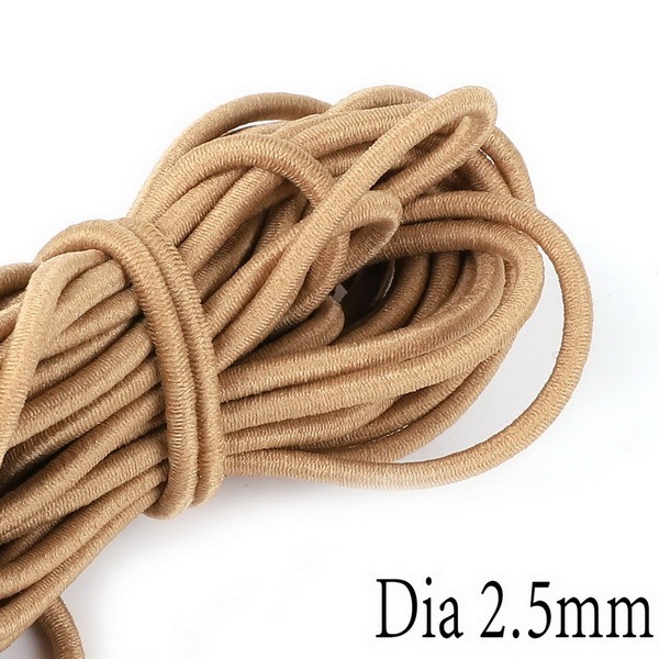 Colorful High-Elastic Cords Round Elastic Band Round Elastic Rope Rubber Band Elastic Line DIY Sewing Accessories