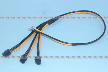 

50pcs S7 to Triple 3X PCI-E PCIe PCI Express 6Pin GPU Graphics Card Splitter Power Cable Cord for BTC miner Machine PSU Bitcoin