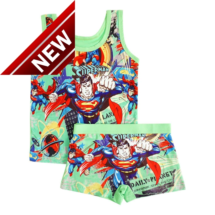 

1 Pieces Cartoon Pyjamas Summer Kids Pajamas Children Vest Panties Boxers Set Baby Boy Boys Clothes Girls Pyjama Enfant 3-8t