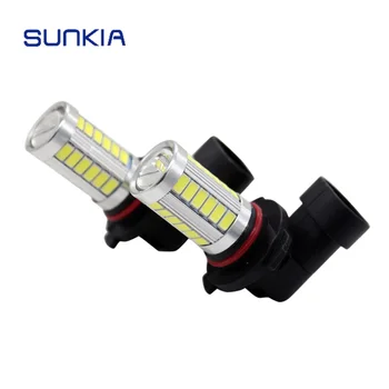 

2Pcs/Lot SUNKIA Car LED Head Fog Light White 9006 HB4 5630 33-SMD Car Styling Plug& Play Fog Lamp Bulb