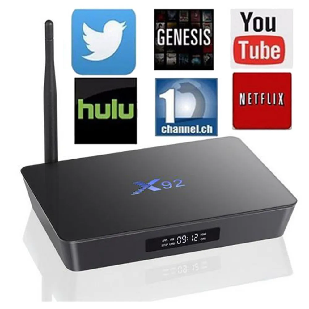 Prix pour X92 2G 16G TV Box Amlogic S912 Android 6.0 Octa-core 2.4 GHz/5.8 GHz WiFi HDMI 2.0a avec USB 2.0 AV LAN Smart TV Boîtes PK X96 Prix pour X92 2G 16G TV Box Amlogic S912 Android 6.0 Octa-core 2.4 GHz/5.8 GHz WiFi HDMI 2.0a avec USB 2.0 AV LAN Smart TV Boîtes PK X96
