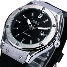 2016 GAGNANT Sport Montres pour Hommes Automatique Mécanique Montre-Bracelet Bracelet En Caoutchouc Auto Date Militaire Conception Haute Qualité Montre + BOÎTE