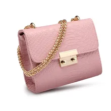 Women’s Clutches New 2016 crossbody bags women pu leather handbags Shoulder small bag women Messenger Bag satchel purses Chain
