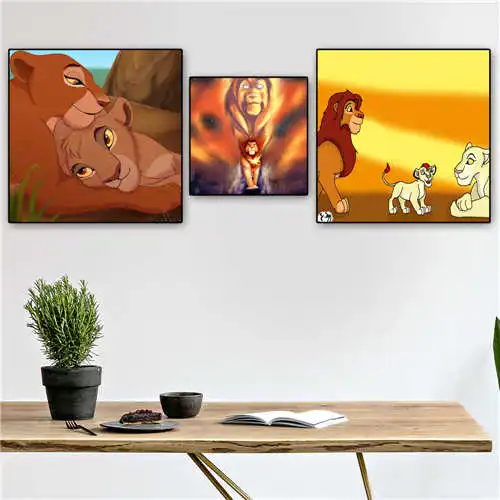 

Custom the_lion_king (3) Poster Printing Posters Cloth Fabric Wall Art For Living Room Decor#19-01-13-90