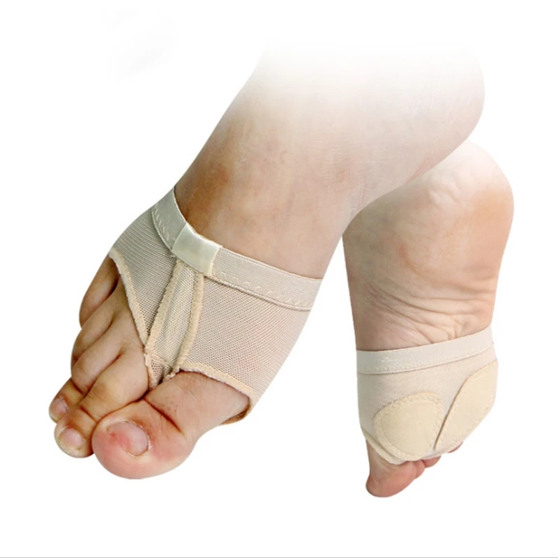 

Belly Ballet Dance Toe Pad Practice Shoe Foot Thong Care Tool Half Sole Gym Sock