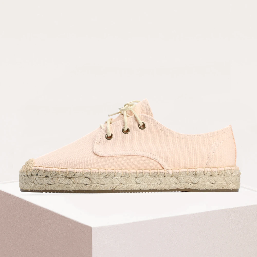 

Spring summer Women loafer sneaker, platform espadrilles pink sneaker