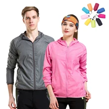 Men Women Quick Dry Hiking Jacket Waterproof Sun&UV Protection Coats Outdoor Sport Skin Jackets Summer autumn Rain Thin Jackets