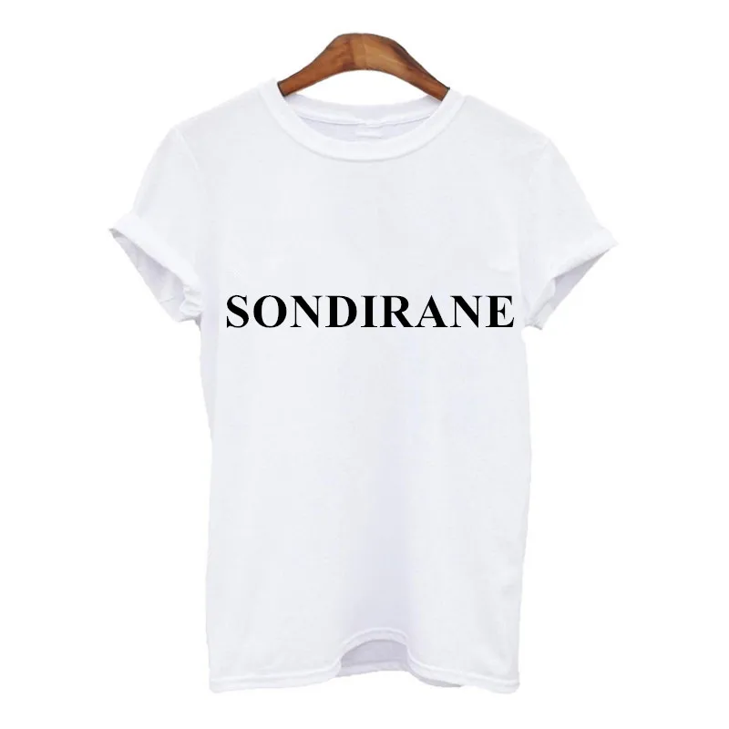 

Hot Sondirane Funny Print T-shirt Fashion Women Clothing Summer Harajuku T Shirt Short Sleeve Famale Tops Tee Streetwear 4XL