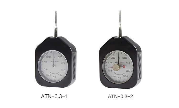 0.3N датчик контроля натяжения с циферблатом tensionmeter с двойными указателями(ATN-0.3-2) tensiometro