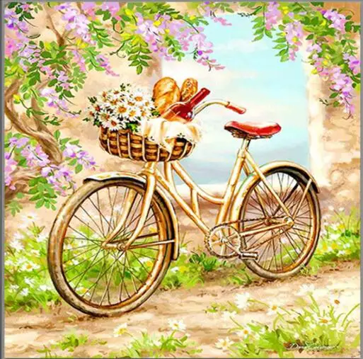 bicycle diamond painting