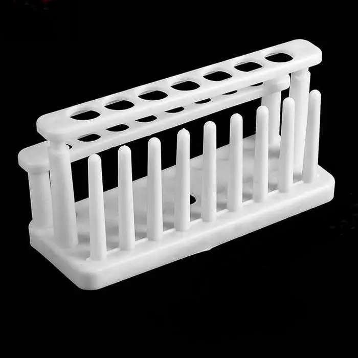 1pcs lab plastic assembled test tube rack double row 15 holes with column for DIA 15mm or 20mm