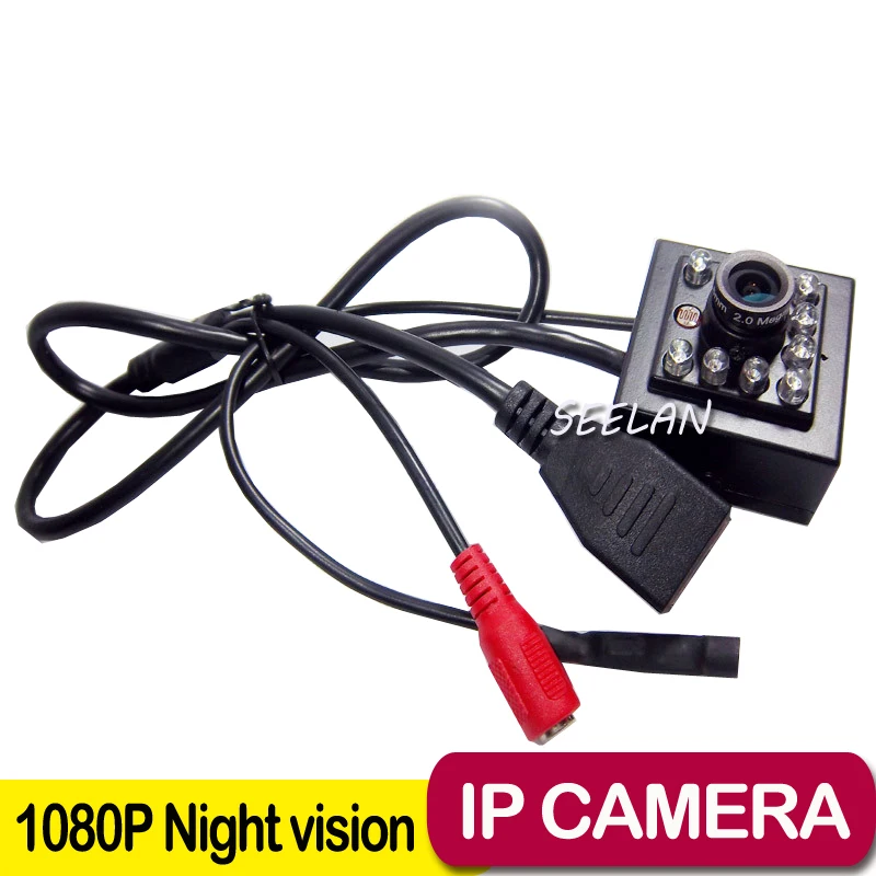 1080P Night vision mini ip camera 10pcs 940nm led Security ip Network Camera mini IR IP Camera for External microphone