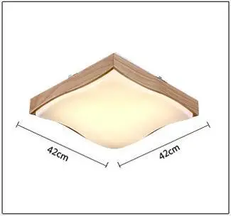 Твердой древесины светодиодный потолочный светильник Простой Личность Nordic исследование гостиная творческий Современная спальня свет