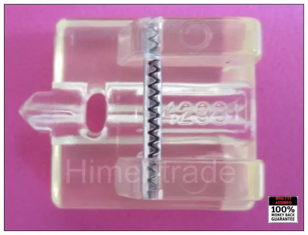 

Household Sewing Machine Parts Presser Foot Pfaff 93-042 980-91 / 820474-096 / Invisible Zipper Foot Plastic
