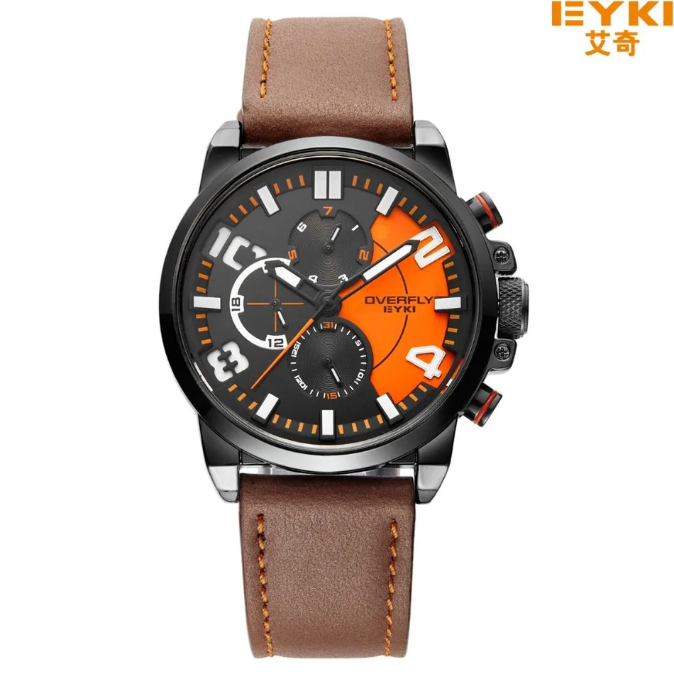 Brand EYKI Multi functional Analog Military Watch Waterproof Luxury Brand Watches for Men with logo Quartz