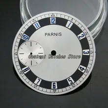 38,3 мм Parnis серебряные часы комплект с циферблатом ETA 6497/Sea-gull st36 движение наручные часы лица