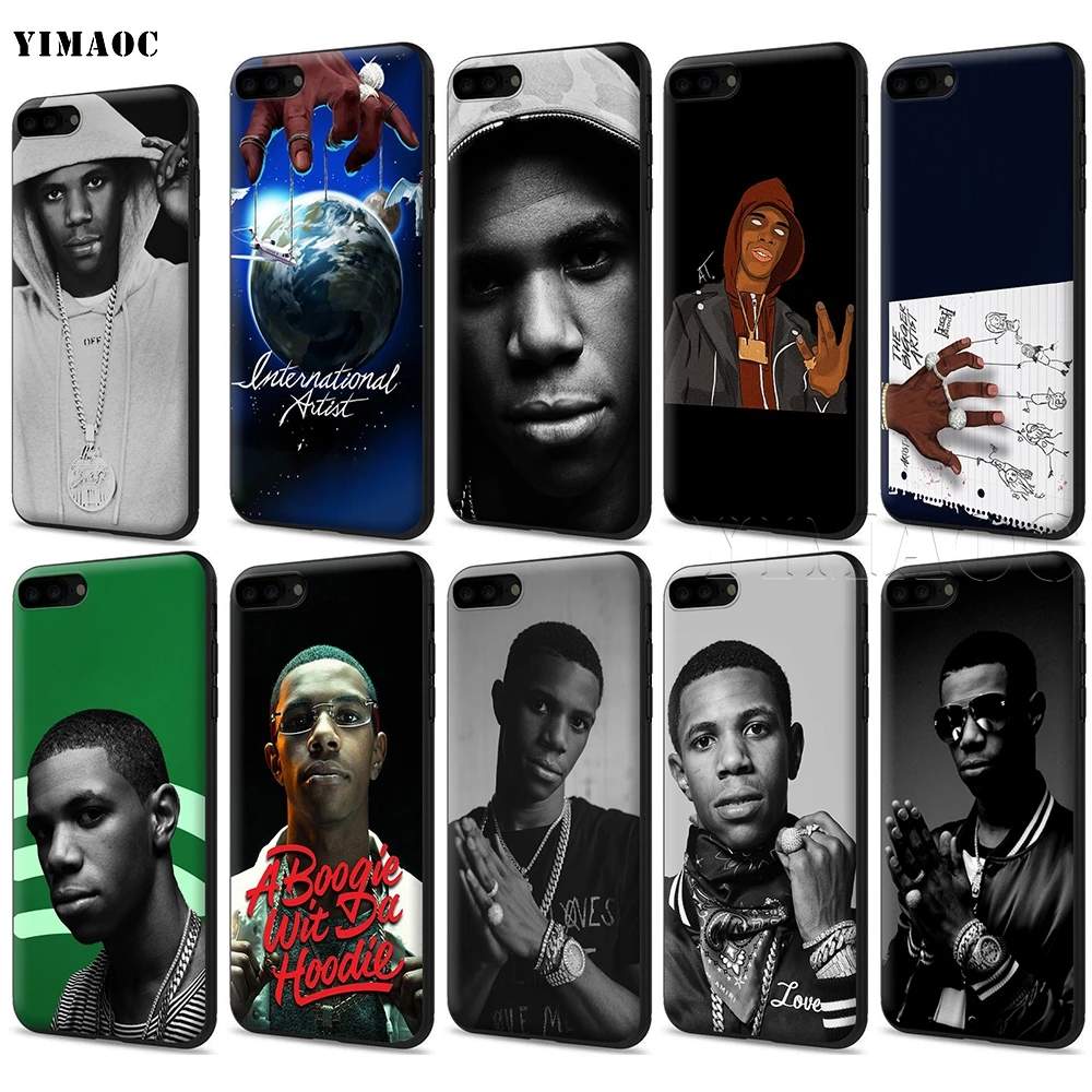 

YIMAOC A Boogie wit da Hoodie Silicone Soft Case for iPhone 11 Pro XS Max XR X 8 7 6 6S Plus 5 5S SE