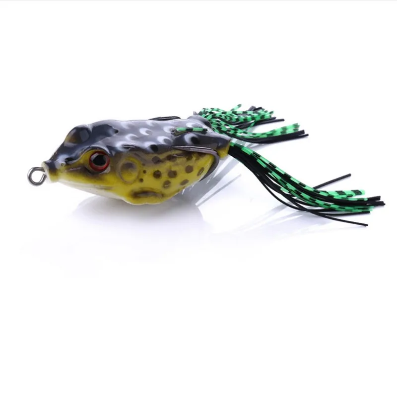 1PCS 6cm 12g Soft Frog Lure Fishing Lures Japan Double Hooks Top
