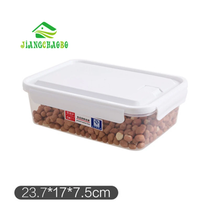 JiangChaoBo Портативный Ланч-бокс для микроволновой печи, пластиковый контейнер для хранения фруктов, небольшой Ланч-бокс, герметичная коробка - Цвет: Rrectangle L