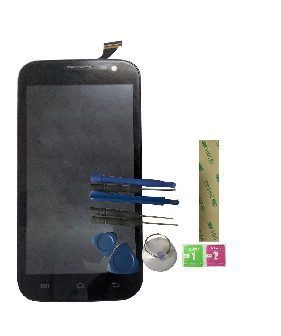 

New For YEZZ Andy 5EI 5ei LCD Display With Touch Screen Digitizer Assembly Replacement With Frame With Tools+3M Sticker