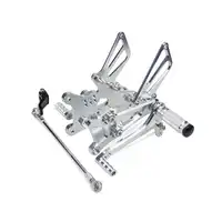 CNC Billet Foot Pegs Rearset Footpeg Footrest Rear Sets For Honda CBR600 F4 F4i 1999 2000 2001 2002 03 04 05 06 07 2008