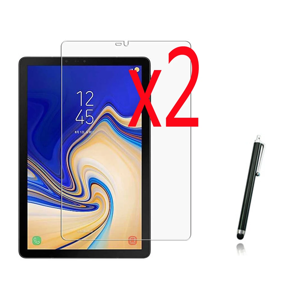 

2x films +2x cloth +1x Stylus , Anti-Glare Matte Screen Protector Film Guards For Samsung Galaxy Tab S4 10.5 2018 SM-T830 T835