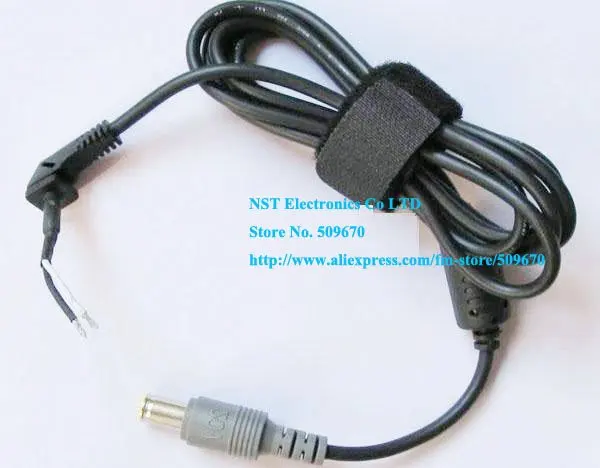 Free  shipping10pcs High Quality DC Power Jack Plug 7.9x5.5mm Connector With Cable  Cord For IBM Lenovo Laptops