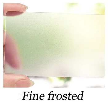 

100/200/500pcs 86*54mm Blank Clear PVC ID Cards Transparent Plastic Round Business Card Calling Waterproof Cards Custom
