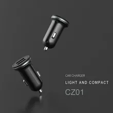 Cheap FGHGF CZ01 DC5V 2.1A Car Charger Double USB 0utput Intelligence Fit For Mobile Phone Anti-interference Night Vision Car Charger