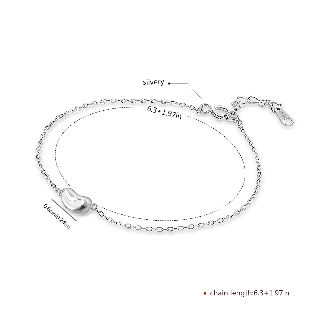 

BVB9 new fashion natural jewelry 100% s925 silver bracelet for women birthday gift free shipping