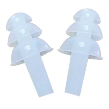 

DSGS 5 Pair Soft Silica Gel Swim Earphones Earplug Transparent Protection