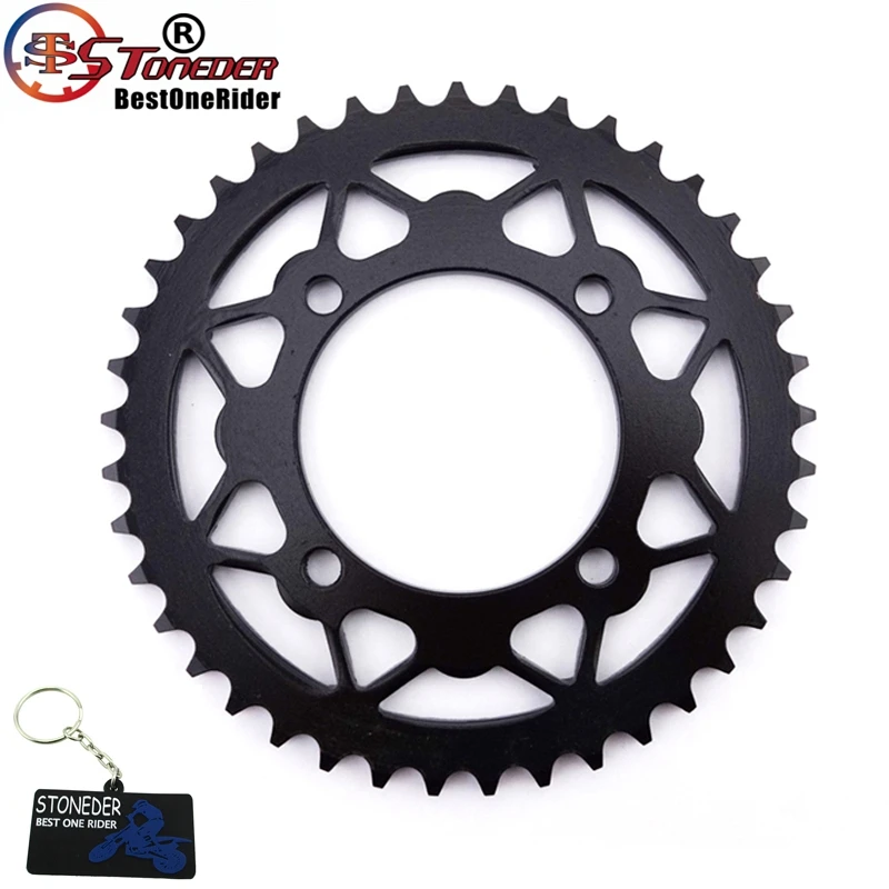 

STONEDER 420 41T 76mm Rear Chain Sprocket For Chinese Pit Dirt Bike Motorcycle Motocross 50cc-160cc Orion CRF50 Braaap Atomik