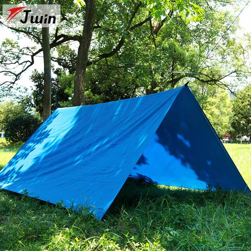 Tente De Survie Pliable - Abri D'urgence Imperméable Pour Randonnée Et Camping - Orange