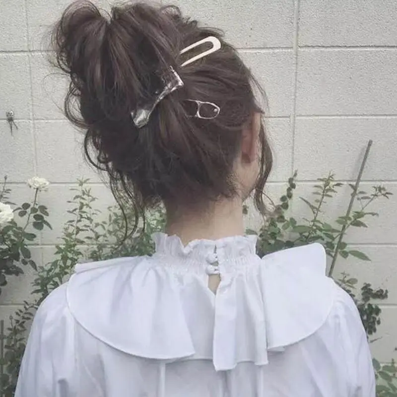 Женский японский стиль, металлический сплав, u-образная Винтажная заколка для волос, металлическая шпилька, шиньон, заколка для волос