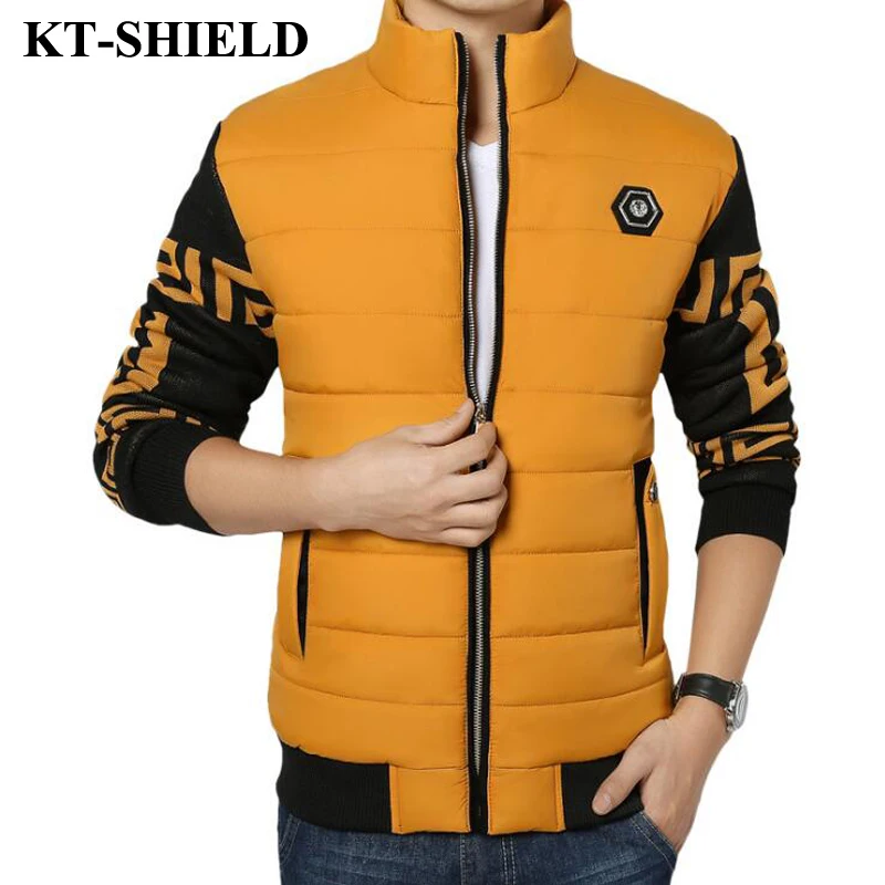 Men Winter Jackets And Coats New Style Thickening Warm Slim Down Cotton Padded Parkas For Men
