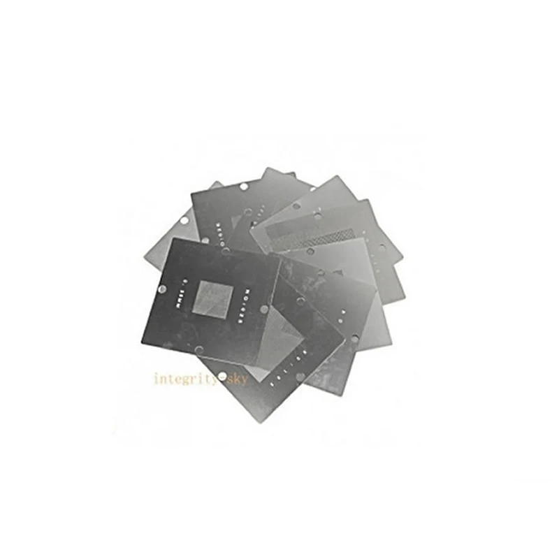 

12 pcs/set 90mm*90mm Universal BGA Reballing Stencils 0.25, 0.3, 0.35, 0.4, 0.45, 0.5, 0.55, 0.6, 0.65, 0.76mm free shipping!!